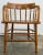 Early 20th Century Antique Saloon Style Wood Captain's Chair For Sale - Image 5 of 12