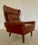 Vintage Danish Caramel Brown Leather Chair by Svend Skipper, 1964 For Sale - Image 12 of 17