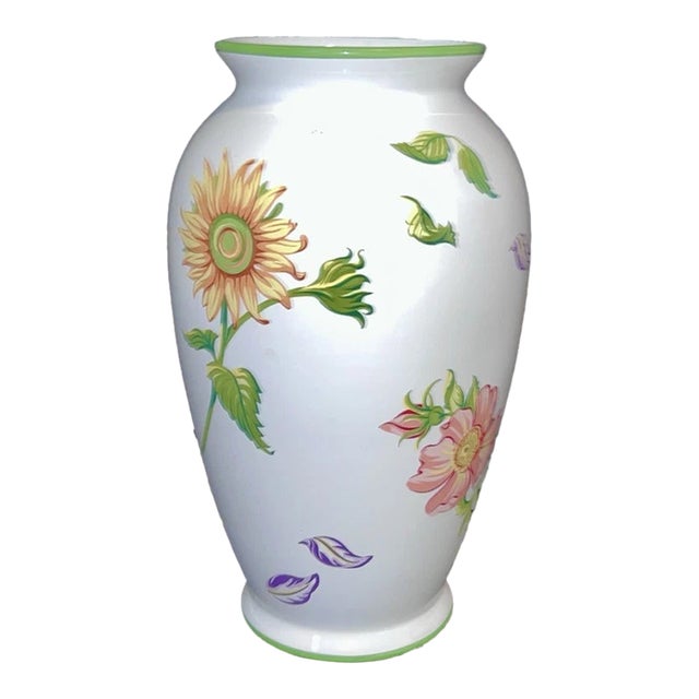 Vintage Tiffany & Co. “Tiffany Petals” Porcelain Vase For Sale