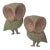 Pair of 1967 Burwood Mid-Century Owl Wall Art For Sale