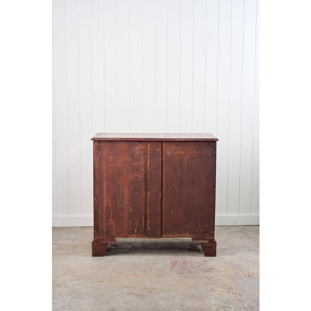 18th Century Large English Oyster Cut Chest of Drawers on Bracket Feet For Sale - Image 10 of 10