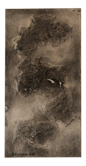 Jean Campa, Untitled, 2006, Painted Resin on Wood Panel