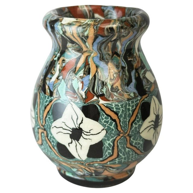 Terre Mêlée Mosaic Vase by Jean Gerbino for Vallauris, France, 1950s For Sale - Image 10 of 10