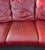Hancock & Moore Sundance Burgundy Leather Sofa With Nailhead Trim and Turned Bun Feet For Sale - Image 16 of 18