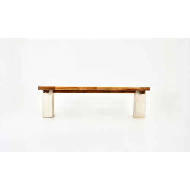 Gio Pomodoro dining table, one of a limited edition, this table is number 4. The tabletop is made of wood with a...