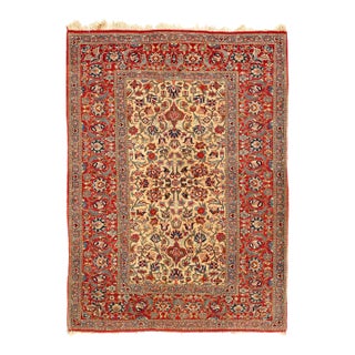 Pasargad DC Hand Knotted Antique Isfahan Rug For Sale