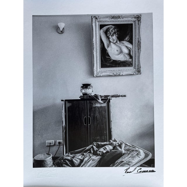 Raul Corrales, El Sueño, Portrait with Nude Painting, Signed Photograph For Sale