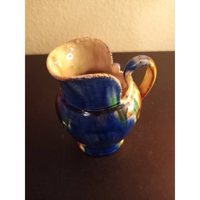 Ceramic 1980s Mexican Glazed Pottery Creamer For Sale - Image 7 of 7