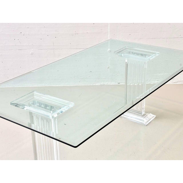 Vintage Table and Chairs by Fabianart for Vereinigte Werkstätten, 1980s, Set of 7 For Sale - Image 17 of 18
