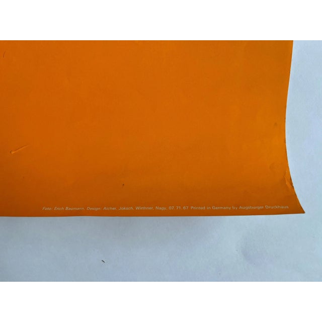 Munich Olympic Games Mens Wrestling Poster by Otl Aicher, 1972 For Sale - Image 6 of 7