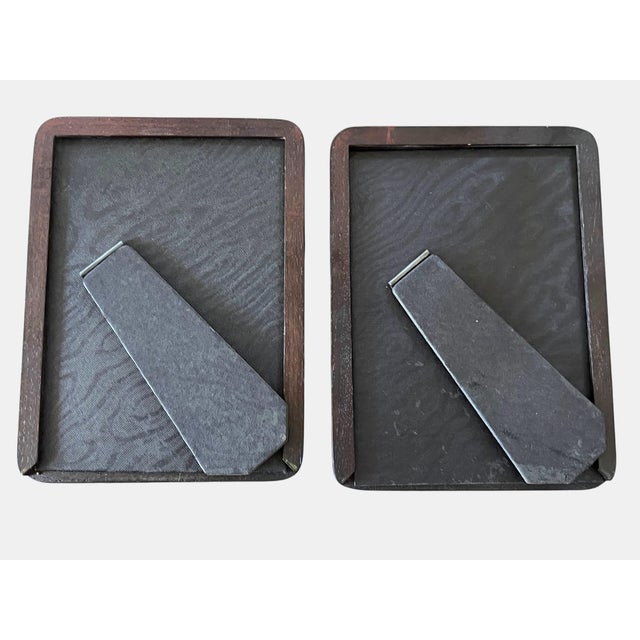 1970s Pair of Danish Modern Solid Wood Picture Frames for 5x7 Photos For Sale - Image 9 of 9