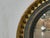English Giltwood Convex Mirror With Ebonized Bosses, 19th Century For Sale - Image 10 of 14