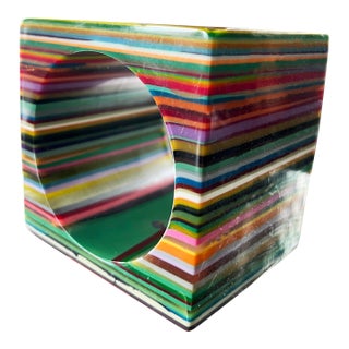 Contemporary Signed Carlos Sobral Brazilian Pop Art Bangle For Sale