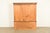 Baker Furniture Style French Regency Carved Walnut Lighted Breakfront Bookcase Cabinet For Sale - Image 11 of 12