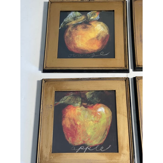 Set of 4 Vintage Chromolithographs in Gold Frames For Sale - Image 4 of 12