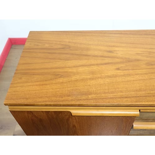 Mid Century Modern Vintage Teak British Sideboard Credenza For Sale - Image 4 of 15