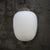 White mat opaline glass pendant Brass top gallery and bottom 2 meter / 80 "black wire E27/E26 Up to 250V (Europe/UK...