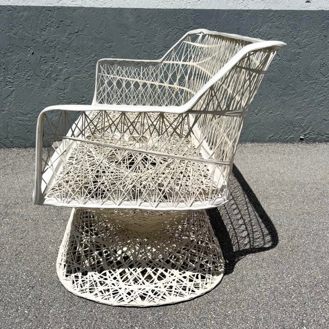Mid-Century Modern Mid Century Modern Spun Fiberglass Sofa For Sale - Image 3 of 7