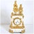 Figurative 19th Century French Napoleon III Fire Gilt Bronze and Marble Figural Mantel Clock For Sale - Image 3 of 11