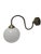 The wall lamp was produced in Poland in the 1950s. It is preserved in good condition. Up to 250V (Europe/UK Standard).The...