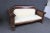 American Classical Empire Acanthus Carved Mahogany Sofa For Sale - Image 11 of 11