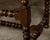 Brown English 19th Century Oak Side Table with Carved Bobbin Legs and Single Drawer For Sale - Image 8 of 12