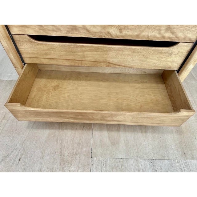 Heywood Wakefield 4-Drawer Tambour Chest/ Cabinet For Sale - Image 10 of 12