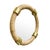 Contemporary Matthew Izzo Home Saylor Round Wrapped Rattan and Brass Wall Mirror For Sale - Image 3 of 5
