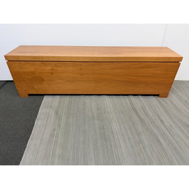 Design Plus Gallery presents a Light Toned Storage Bench. The long and roomy trunk will hold a household full of shoes or...