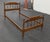 1980s Ethan Allen Heirloom Collection Traditional Solid Maple Twin Spindle Bed Frame For Sale In Washington DC - Image 6 of 12