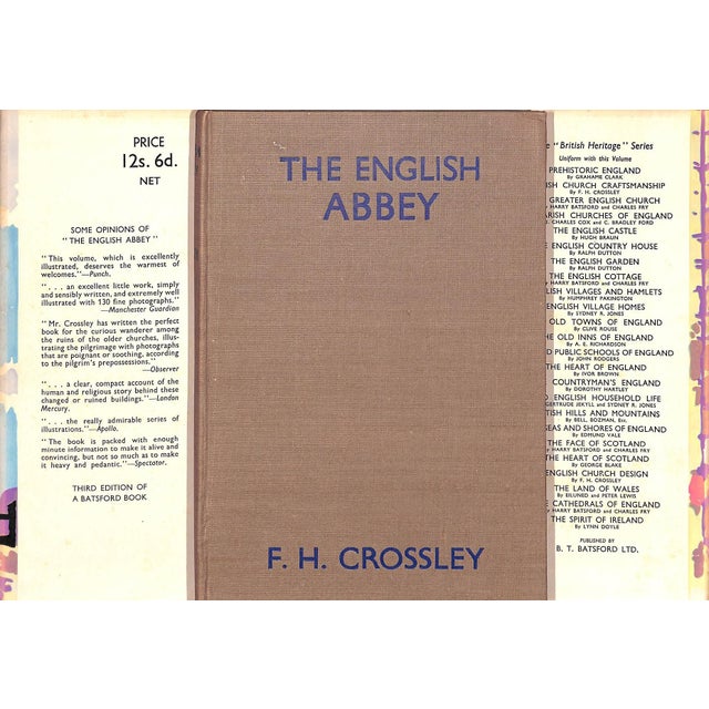 Paper "The English Abbey: Its Life and Work in the Middle Ages" 1949 Crossley, f.h. For Sale - Image 7 of 12