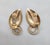 Gold Vintage Signed Napier Goldtone Linden Leaves Clip Earrings, 1954 Ad Piece- 2 Pieces For Sale - Image 8 of 9