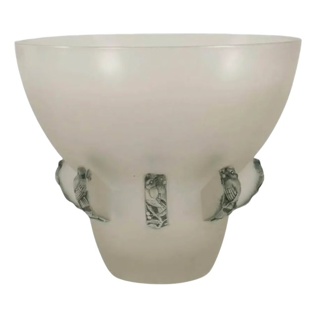 Vintage Carthage Vase by René Lalique, 1930 For Sale