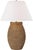 Transitional Marie Flanigan by Visual Comfort Signature Avedon Large Table Lamp in Natural Rattan with Linen Shade For Sale - Image 3 of 3