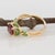 1.1Ct Purple Sapphire Ring With Natural Tsavorite Accents: Solid 14k Gold, 7mm, Size 6.75 For Sale - Image 9 of 9