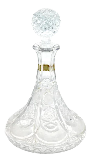 Mid Century West Germany Lead Crystal Decanter