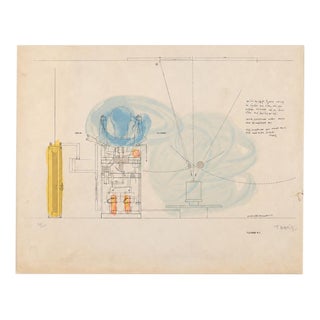 Vassilakis Takis, Télélumière N°1, 500 Ex., 1972, Lithograph For Sale