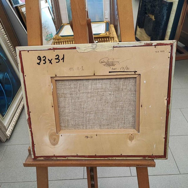 Virgilio Guidi, Watercolor on Cardboard For Sale - Image 5 of 10