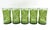 Vintage Green Fern Botanical Highball Glasses – Mid-Century Modern / Tropical - Set of 5 For Sale - Image 9 of 13