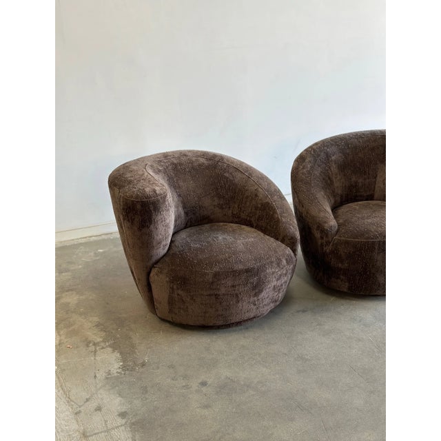 1980s 1980s Kagan Style Lounge Chairs - Pair For Sale - Image 5 of 10