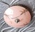 Vintage Ceiling Lamp with Patinated Metal Mounting and Pink Marbled Glass Shade by Honsel, 1990s For Sale - Image 4 of 11