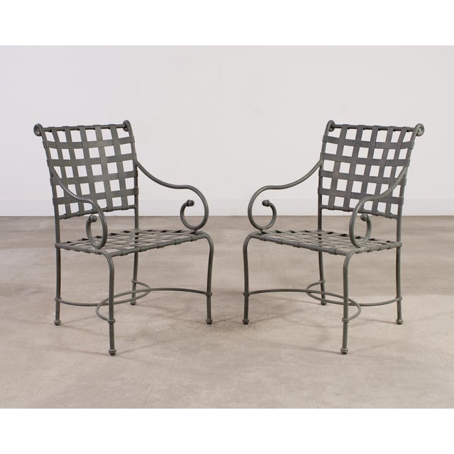 Labeled Brown Jordan Florentine Garden Set by Richard Frinier For Sale - Image 10 of 17