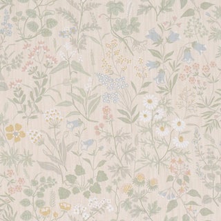 Boråstapeter Flora Fabric In Sand For Sale