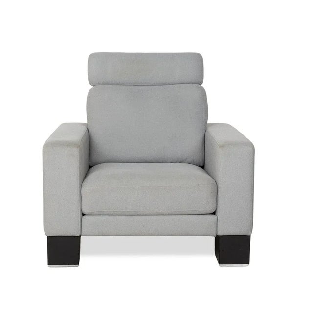 Ego Armchairs in Blue-Grey Fabric from Rolf Benz, Set of 2 For Sale - Image 17 of 18
