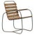 Swedish Iron Garden Armchair with Green Lacquered Wooden Slats, 1930s For Sale - Image 15 of 15
