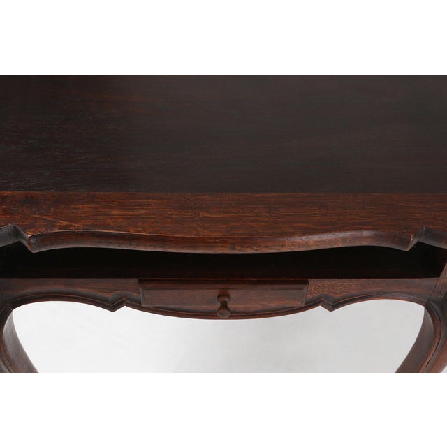 Wood French Card Table in Wood, 1890s For Sale - Image 7 of 13