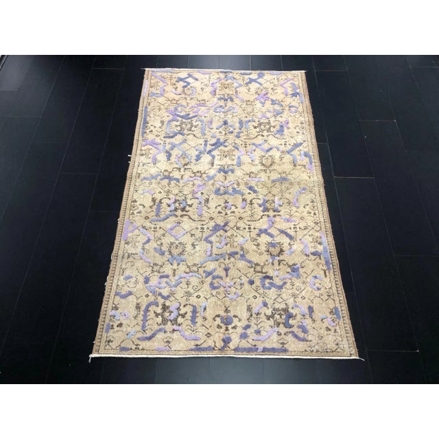 Vintage Pompom Design Turkish Anatolian Rug For Sale - Image 11 of 11