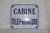 Industrial Phone Box Sign in Blue and White Enamel Metal, 1970s For Sale - Image 3 of 18