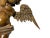 Early 20th Century Early 20th Century Italian Carved Wooden Angels - a Pair For Sale - Image 5 of 9