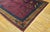 1920s Purple Floral Antique Chinese Art Deco Rug 6'2" X 8'9" Handknotted Wool Carpet For Sale In New York - Image 6 of 6